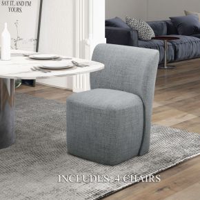 Liberty Furniture 728-ADCH-SP4PK Accent Dining - Accent Dining Chairs (Set of 4) - Sapphire