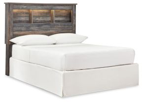 Ashley Furniture B211-85 Drystan - Full Bookcase Headboard - Brown / Beige