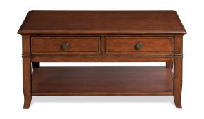 Riverside Furniture 51702 Campbell - Coffee Table - Burnished Cherry