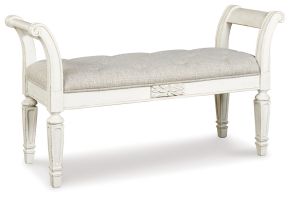 Ashley Furniture A3000157 Realyn - Accent Bench - Antique White