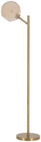 Ashley Furniture L206021 Abanson - Metal Floor Lamp - Amber / Gold Finish