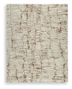 Ashley Furniture R408111 Uduak - 8' x 10' Rug - Cream / Tan / Rust