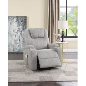 ACME LV02180 Evander - Power Lift Recliner - Light Gray