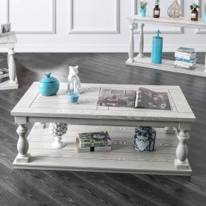 Furniture of America CM4520C Arlington - Coffee Table - Antique White