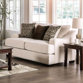 Furniture of America SM1217-LV Sonora - Loveseat - Beige