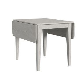 Intercon BY-TA-3650D-WHT-C Intercon BY-TA-3650D-WHT-C Bayside - Drop Leaf Table - Silver