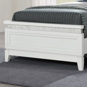 Liberty Furniture 781-BR18 Reflections - Full Panel Footboard - White
