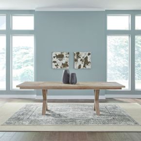 Liberty Furniture 789-DR-DPS Brentwood - Double Pedestal Table - Brown