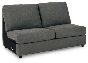 Signature Design by Ashley® 2900334 Edenfield - Armless Loveseat - Charcoal