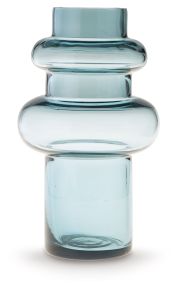Ashley Furniture A2000800 Ashley Furniture A2000800 Vallmen - 10" Vase - Blue