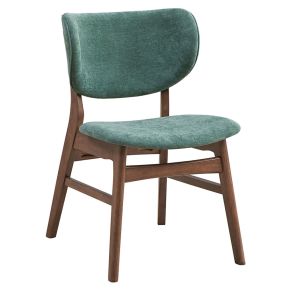 ACME DN02314 ACME DN02314 Bevis - Side Chair (Set of 2) - Green Fabric & Walnut