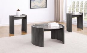 Coaster Fine Furniture 710758-S3 Gladstone - 3 Piece Coffee And End Table Set - Distressed Gray