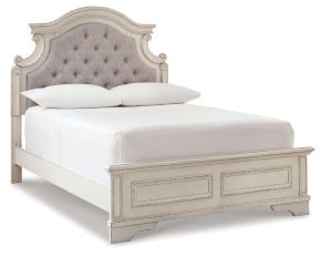 Ashley Furniture B743B14 Realyn - Full Panel Bed - Chipped White