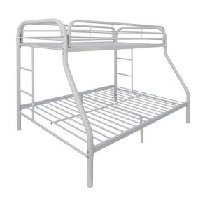 ACME 02053WH Tritan - Twin Over Full Bunk Bed - White