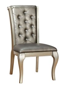 Furniture of America CM3219SC-2PK Amina - Side Chair (Set of 2) - Champagne