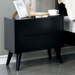 Furniture of America CM7386BK-N Lennart - Nightstand - Black