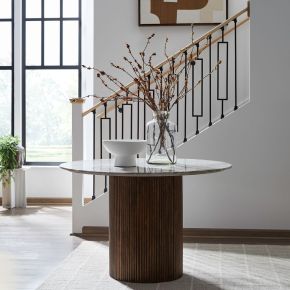 Liberty Furniture 4000-CD-PED Kaleidoscope - Pedestal Table- Brown