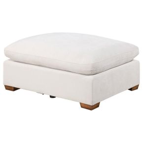 Coaster Fine Furniture 551463 Lakeview - Rectangular Upholstered Ottoman - Ivory
