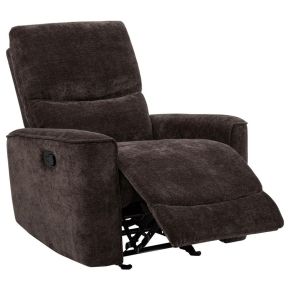 Coaster Fine Furniture 609573 Navarro - Chenille Upholstered Glider Recliner - Dark Brown