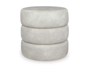 Signature Design by Ashley® A3000792 Ummi - Swivel Accent Ottoman - Bone