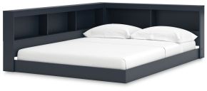 Signature Design by Ashley® EB1528B4 Simmenfort - Full Bookcase Storage Bed - Navy Blue