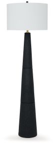 Signature Design by Ashley® L235761 Hallburg - Black - Poly Floor Lamp