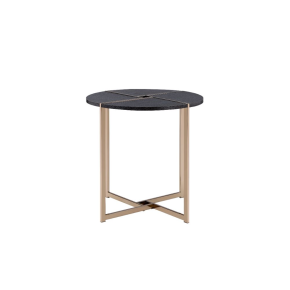 ACME 83007 Bromia - End Table - Black & Champagne