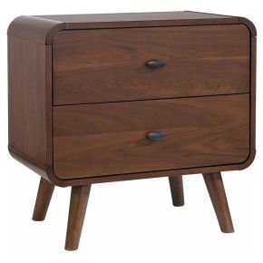 CoasterEssence 205132 Robyn - 2-Drawer Nightstand - Dark Walnut