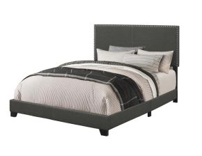 CoasterEveryday 350061F Boyd - Upholstered Full Panel Bed - Charcoal