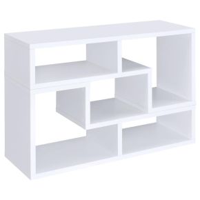 CoasterEveryday 800330 Velma - Multipurpose TV Stand And Bookshelf - White