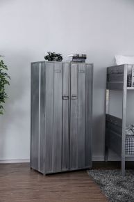Furniture of America CM-AC562 Zaheera - Large Locker - Silver