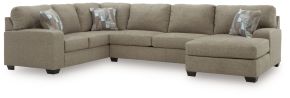 Benchcraft® 48404S2 Newellen - 3-Piece Sectional With RAF Chaise And LAF Sofa - Beige