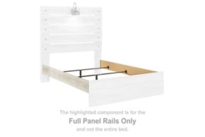 Signature Design by Ashley® B192-86 Cambeck - Full Panel Rails - Whitewash