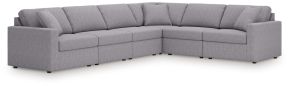 Signature Design by Ashley® 92104S63 Modmax - 6-Piece Sectional With Laf Corner Chair And Raf Corner Chair - Granite