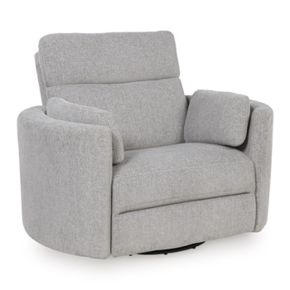Benchcraft® 6860561P ModMax Luxe - Swivel Glider Power Recliner - Flint