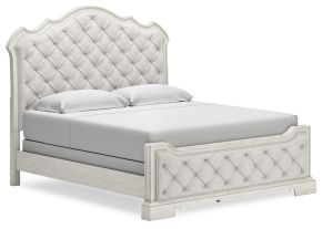 Signature Design by Ashley® B980B5 Arlendyne - Antique White - California King Upholstered Bed