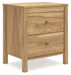 Signature Design by Ashley® EB1760-292 Bermacy - Light Brown - Two Drawer Night Stand