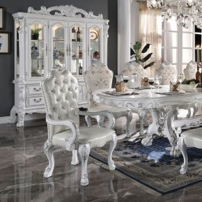 ACME DN02243 Dresden - Arm Chair (Set of 2) - Bone White