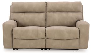 Signature Design by Ashley® 61004S1 Next-Gen Durapella - 2-Piece Power Reclining Sectional Loveseat - Sand