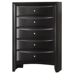 CoasterEssence 200705 Briana - 5-Drawer Bedroom Chest - Black