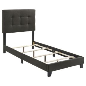 CoasterEveryday 305746T Mapes - Upholstered Twin Panel Bed - Charcoal