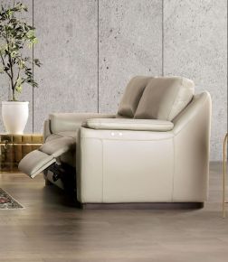 Furniture of America FM90002TP-SF-PM-PK Altamura - Power Sofa - Taupe