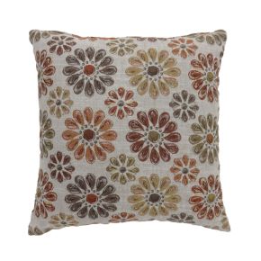 Furniture of America PL6024OR-S-2PK Kyra - Pillow 18" (Set of 2) - Orange / Multi