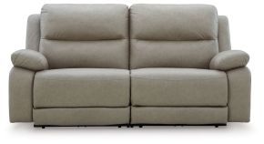 Ashley Furniture PC99201S21 Narwhal Place - 2-Piece Power Reclining Loveseat - Pebble