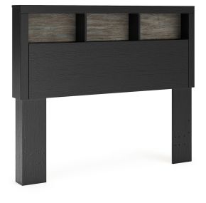 Ashley Furniture PCB1118-85 Ashley Furniture PCB1118-85 Broachmyn - Full Bookcase Headboard - Black / Gray