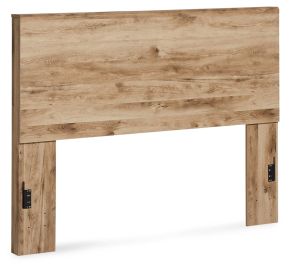 Signature Design by Ashley® B1050-57 Hyanna - Queen Panel Headboard - Tan Brown
