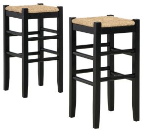 Signature Design by Ashley® D508-130 Mirimyn - Black - Tall Stool (Set of 2)
