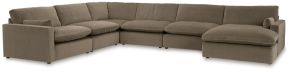 Signature Design by Ashley® 15706S7 Sophie - Cocoa - 6-Piece Sectional With Raf Corner Chaise
