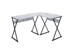 ACME 92812 Zafiri - Writing Desk - Antique White & Black