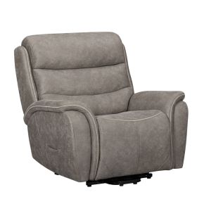 New Classic U092-PLR-GRY Kamari - Power Lift Recliner With Heat & Massage - Gray